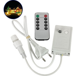 Ασύρματος Controller Αδιάβροχος IP44 AC/DC 230 Volt για έως 100 μέτρα Φωτοσωλήνα LED GloboStar 22515 22639