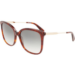 Longchamp LO706S 230 Γυναικεία Γυαλιά Ηλίου Τετράγωνα Κοκάλινα Ταρταρούγα με Πράσινο Degradee Φακό