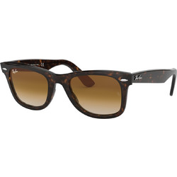 Ray-Ban RB2140 902/51 Ανδρικά Γυαλιά Ηλίου Τετράγωνα Κοκάλινα Ταρταρούγα με Καφέ Degradee Φακό