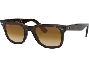 Ray-Ban RB2140 902/51 Ανδρικά Γυαλιά Ηλίου Τετράγωνα Κοκάλινα Ταρταρούγα με Καφέ Degradee Φακό