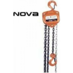 Βαρούλκo χειροκίνητο αλυσίδας NOVA TYPE 3000-10 ικανότητα ανύψωσης 3000 Kg με αλυσίδα 10 m - HYUNDAI