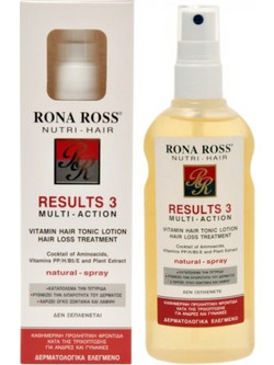 Rona Ross Results 3 Multi-Action Treatment Tonic Λοσιόν κατά της Τριχόπτωσης 160ml