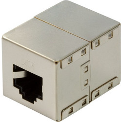 Logilink STP Cat.6 RJ45 Inline Coupler Shielded Silver NP0054