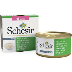 Schesir Nature for Cat Kitten with Chicken Fillets & Aloe 85gr
