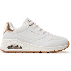 Skechers Uno Shimmer Away Γυναικεία Sneakers Λευκά 155196-WHT