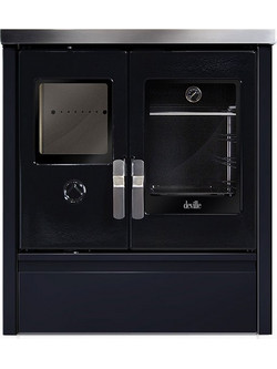 Deville Melisse 75 Blue Ατσάλινη Ξυλόσομπα με Φούρνο 8kW
