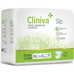 Cliniva Slip XLarge Πάνες Ακράτειας 7 Σταγόνες 21τμχ
