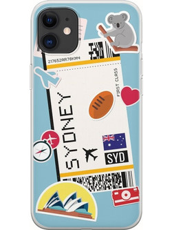 Θήκη Ticket To Sydney iPhone 11 Flexible TPU (Διάφανη Σιλικόνη)