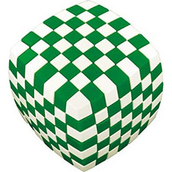 V-Cube Illusion Green White Κύβος Ρούμπικ 7x7