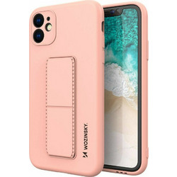 Wozinsky Kickstand Flexible Back Cover Pink (iPhone 12 Pro Max)