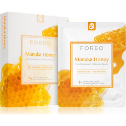 Foreo Farm To Face Manuka Honey Sheet Μάσκα Προσώπου για Ενυδάτωση με Μέλι 3x20ml