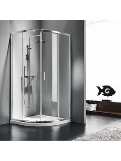Καμπίνα ντουσιέρας Starlet Quadrant Qs-90 x 90 εκ.Clear