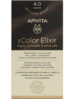 Apivita My Color Elixir 4.0 Καστανό Μόνιμη Βαφή Μαλλιών Χωρίς Αμμωνία 50ml