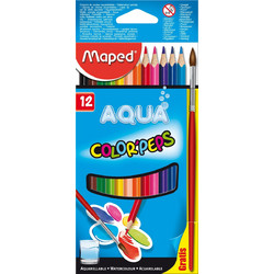 Maped Color'Peps Aqua Ξυλομπογιές Ακουαρέλας Σετ 12τμχ