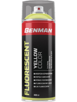 Benman Fluor Σπρέι Βαφής Κίτρινο Φωσφορίζον 400ml