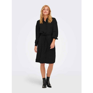 Only Midi Καθημερινό Φόρεμα Μαύρο 15268689 Only Midi Καθημερινό Φόρεμα Μαύρο 15268689