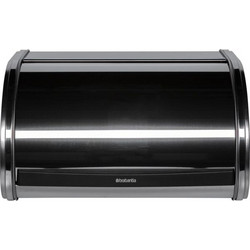 Brabantia Roll Top Bread Bin Ψωμιέρα με Καπάκι Μεταλλική σε Ασημί Χρώμα 31.6x26.5x17.3cm