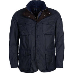 Barbour Ogston Waxed Cotton Ανδρικό Μπουφάν Χειμωνιάτικο Ανθρακί MWX0700-NY51