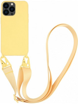 Vivanco Necklace Back Cover Yellow (iPhone 13 Pro)