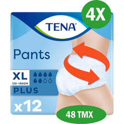 Tena Pants Plus Night XLarge Πάνες Βρακάκι Ακράτειας 6 Σταγόνες 48τμχ