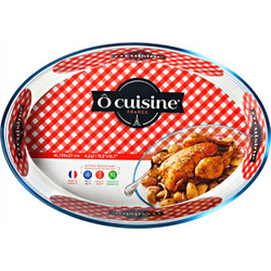 Ocuisine Πυρίμαχο Γυάλινο Ταψί Οβάλ 39x27cm