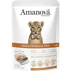 Amanova Kitten Grain Free with Chicken & Fish 85gr