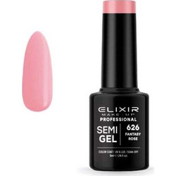 Elixir Semigel 626 Fantasy Rose Ημιμόνιμο Βερνίκι Νυχιών 5ml