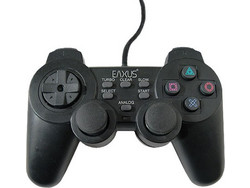 Eaxus Double Shock II Wired Controller PC & PS3 Black