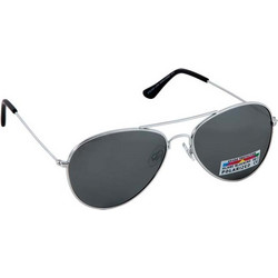 Vitorgan EyeLead L614 Γυαλιά Ηλίου Aviator Μεταλλικά Ασημί με Μαύρο Polarized Φακό