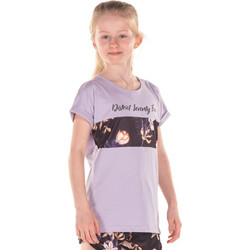 District75 Παιδικό T-Shirt Κοντομάνικο Λιλά 122KGSS-311-0V8