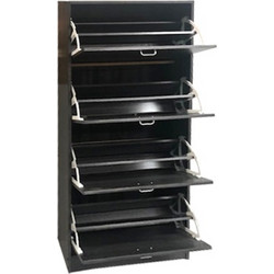 Campus Παπουτσοθήκη Ξύλινη Οξιά Μ63xΠ24xΥ150cm 63-35280-30