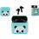 iTotal Panda Ακουστικά Bluetooth In Ear Teal