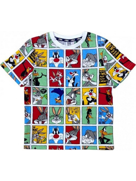 Fila Lauta Παιδικό T-Shirt Κοντομάνικο Πολύχρωμο FAK0041-13016