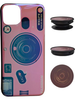 Ancus TPU Fashion Popsocket Back Cover Pink (iPhone 11 Pro Max)