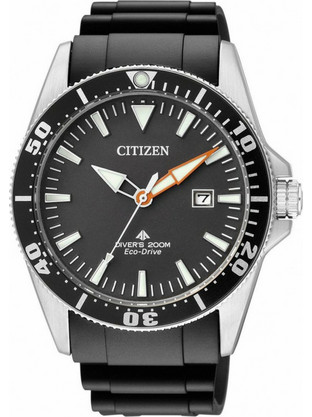 Citizen Promaster Ανδρικό Ρολόι Solar με Μαύρο Καουτσούκ Λουράκι BN0100-42E