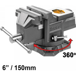 Μέγγενη Πάγκου Περιστρεφόμενη Ingco (HBV086) - 6'' HBV086