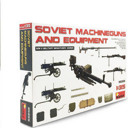 MiniArt Soviet Machineguns Equipment Συναρμολογούμενο Πλαστικό Μοντέλο Όπλου 1:35