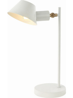 Zambelis Lights MATT25W Πορτατίφ E14 Λευκό Φ27xΥ44cm