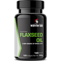 Warriorlab Flaxseed Oil Έλαιο Λιναρόσπορου 120 Μαλακές Κάψουλες