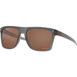 Oakley OO9100 02 Ανδρικά Γυαλιά Ηλίου Ορθογώνια Κοκάλινα Γκρι με Καφέ Καθρέπτη Φακό