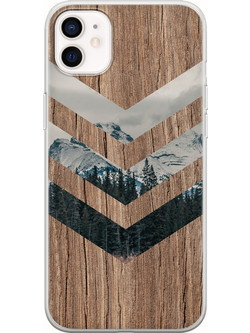 Θήκη Chevron Of Mountain iPhone 12 mini Flexible TPU (Διάφανη Σιλικόνη)
