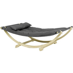Σετ Αιώρα Κρεβάτι Με Βάση Amazonas Lounge Bed 2 Ατόμων Anthracite