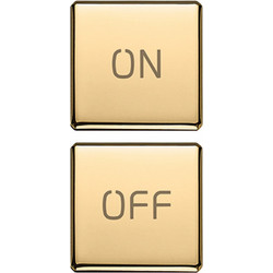 Δύο Πλήκτρα Flat Σύμβολα ON/OFF Oro Eikon