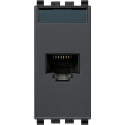 Πρίζα RJ45 Netsafe CAT5E UTP Γκρί Eikon