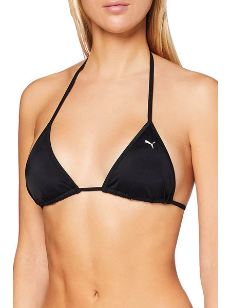 Puma Triangle Αθλητικό Γυναικείο Μαγιό Bikini Top Μαύρο 100000037-200