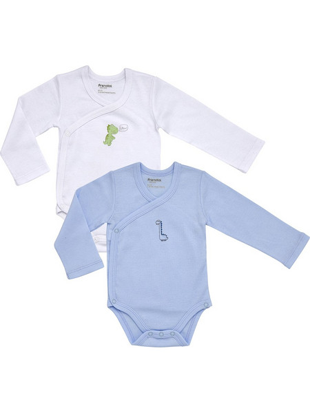 Prenatal Σετ Φορμάκια Εσώρουχα Μακρυμάνικα για Αγόρι Μπλε Λευκό 618599