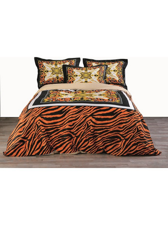 ASIA ΣΕΤ ΠΑΠΛΩΜΑ KING 240x260cm COTTON SATIN DIGITAL PRINT Makis Tselios