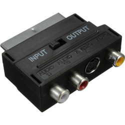 Adaptor SCART- 3RCA + SVIDEO 30678