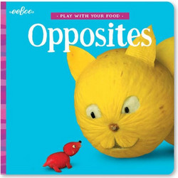 Eeboo Παιδικό Βιβλίο Play With Your Food Opposites στα Αγγλικά