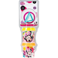 AS Company Σετ 2 Βαζάκια Με Καλούπια Minnie Διάφορα Χρώματα